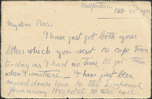 1901 Anglo Boer War South Africa Postal History